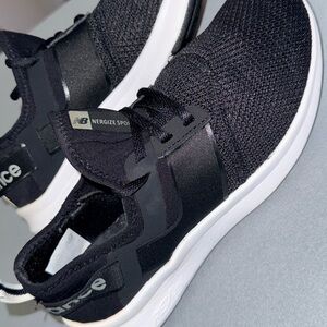 New Balance Black and White Athletic Shoes
